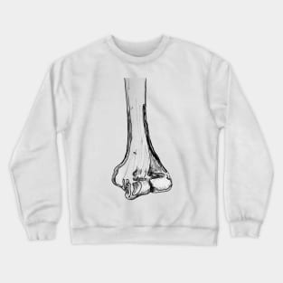 Humerus Pen and Ink Drawing Crewneck Sweatshirt